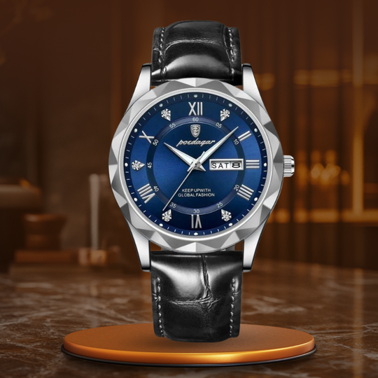 John | Luxury Leather Band Quartz Watch