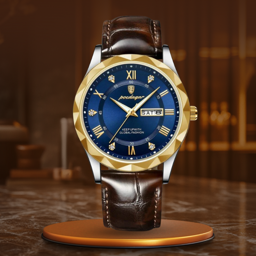 John | Luxury Leather Band Quartz Watch