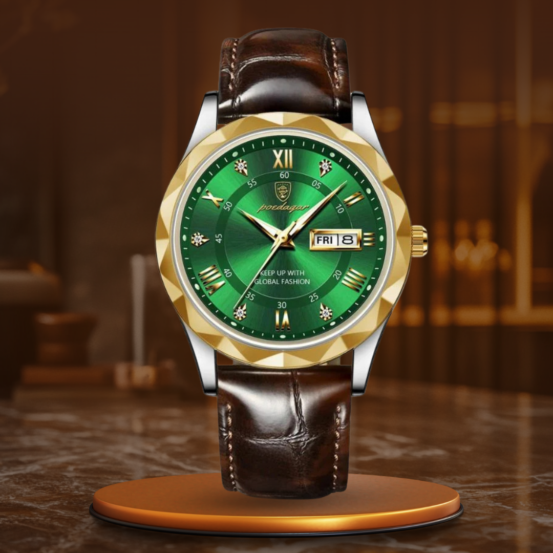 John | Luxury Leather Band Quartz Watch