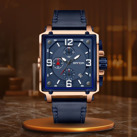 Harrison | Men’s Leather Quartz Tactical Watch