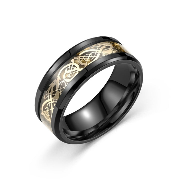 Goldener Unendlichkeitsring Vintage