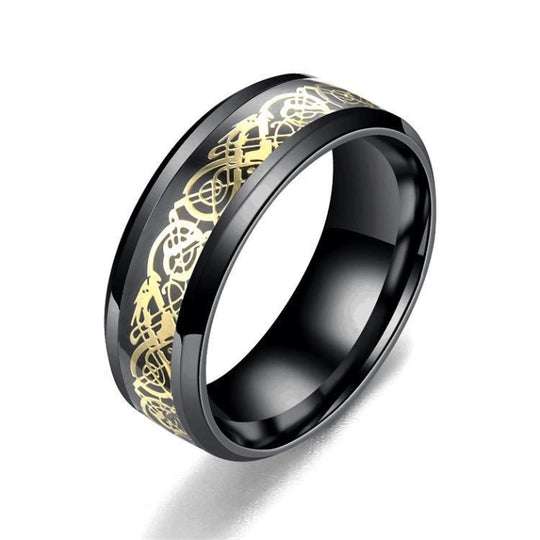 Goldener Unendlichkeitsring Vintage