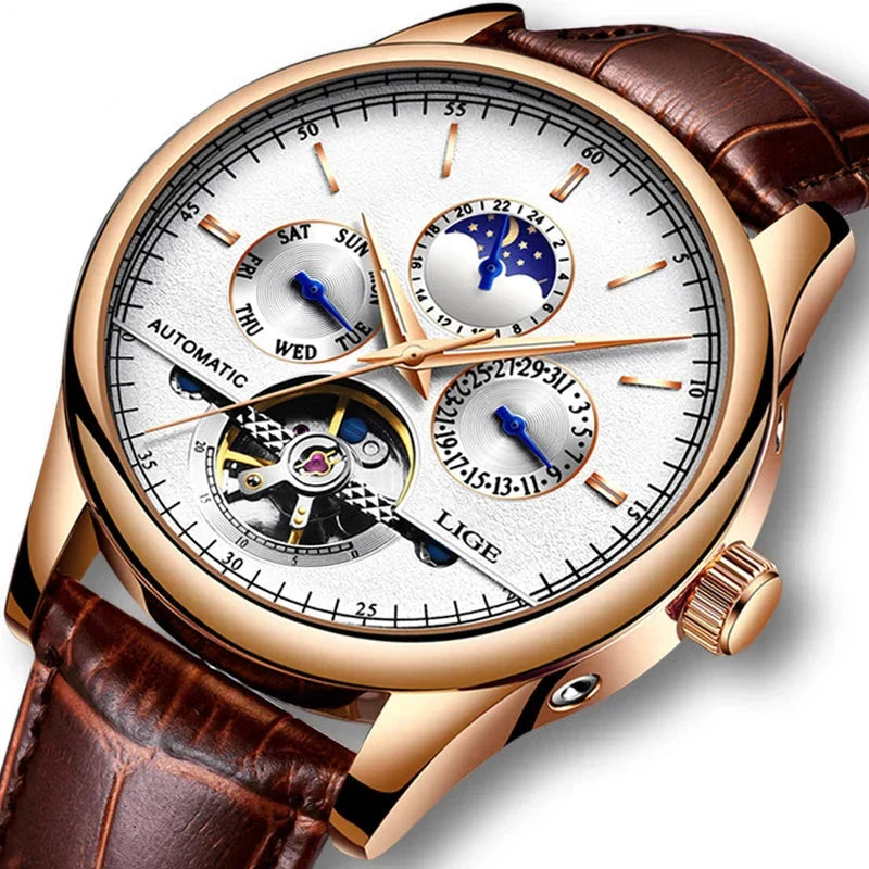 Carter | Automatic Mechanical Tourbillon Watch