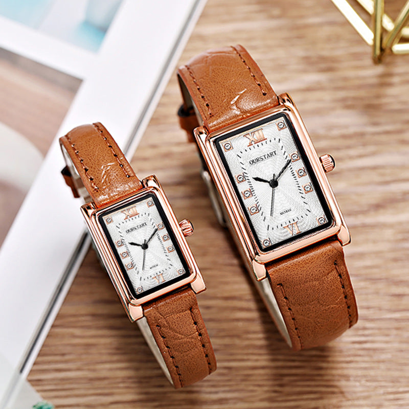 Bryson | Exquisite Leather Strap Couple Watch