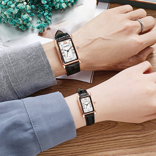 Bryson | Exquisite Leather Strap Couple Watch