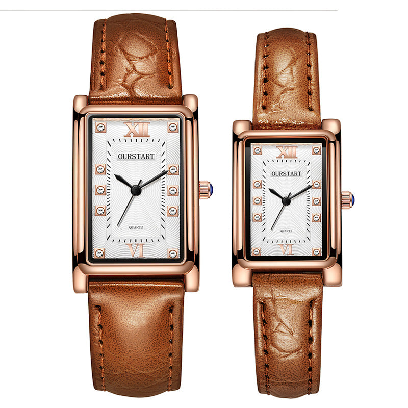 Bryson | Exquisite Leather Strap Couple Watch