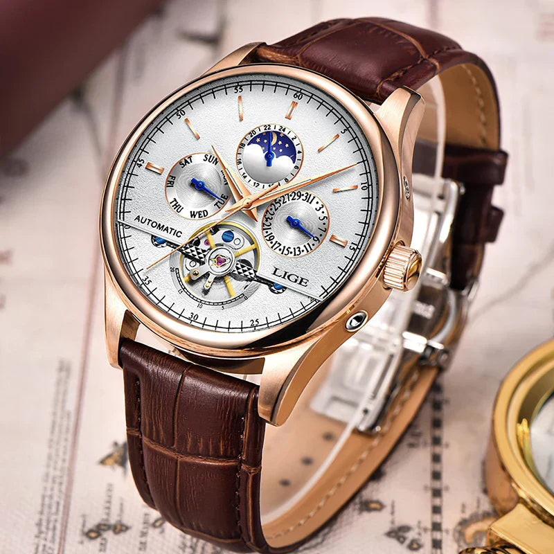 Carter | Automatic Mechanical Tourbillon Watch