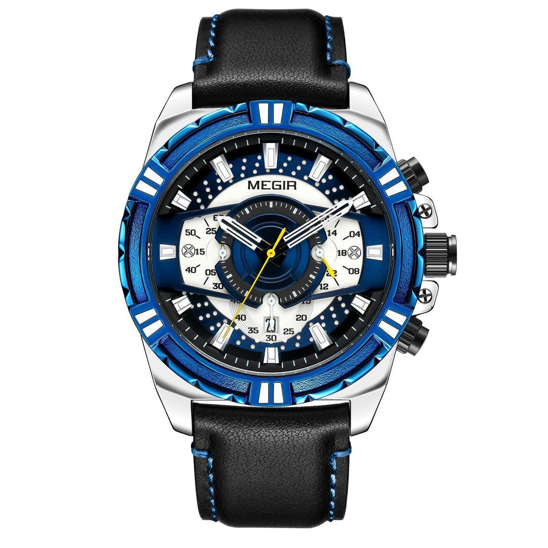Dean | Luxury Quartz Chronograph Military Sport Leather Watch