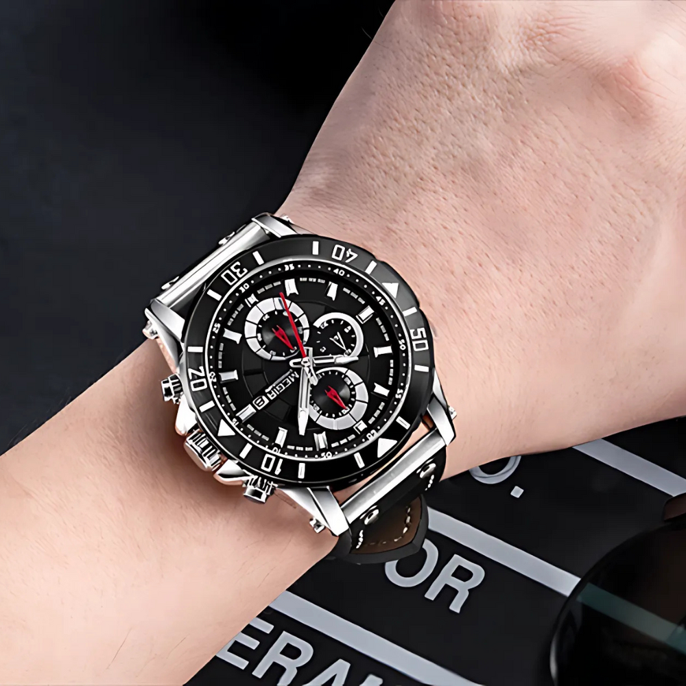 Lorenzo | Leather Strap Quartz Watch