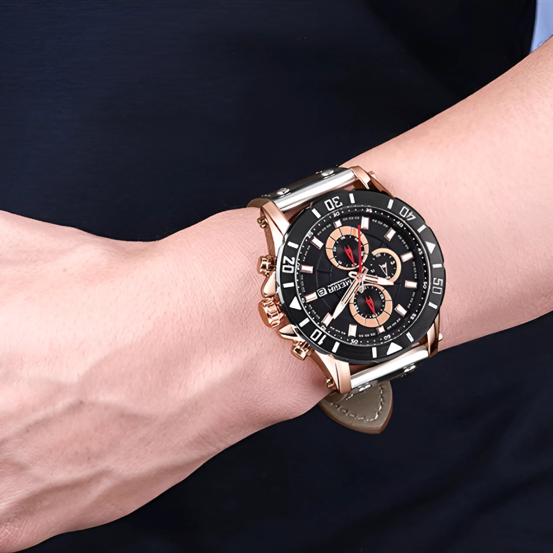 Lorenzo | Leather Strap Quartz Watch