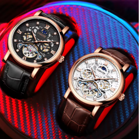 Robert | Business Leather Band Mechanical Automatic Watch