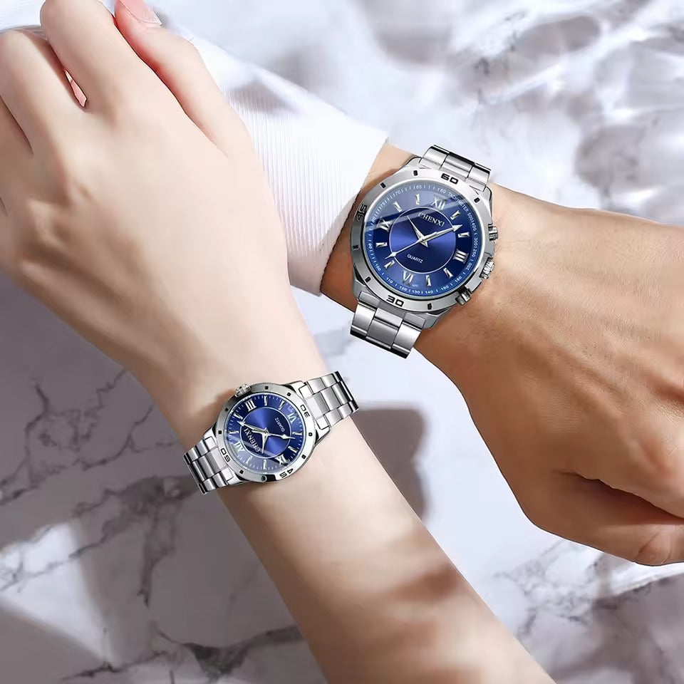 Jason | Refined Stainless Minimalist Couple Watch