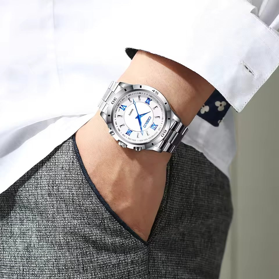 Jason | Refined Stainless Minimalist Couple Watch