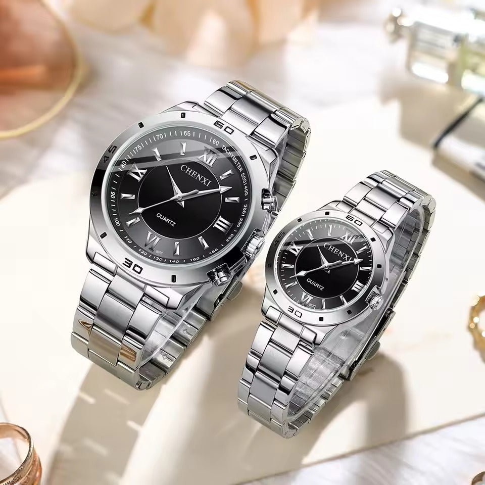 Jason | Refined Stainless Minimalist Couple Watch
