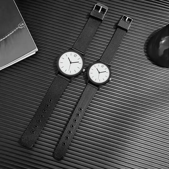 Elliot | Black-Toned Couple Quartz Watch
