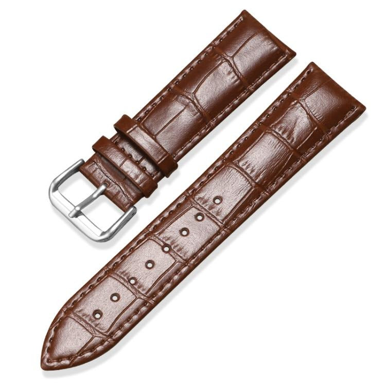 Walter | Crocodile Embossed Durable Leather Watch Band
