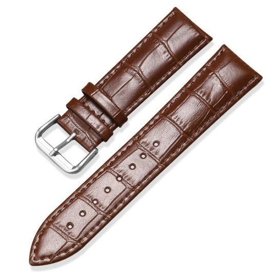 Walter | Crocodile Embossed Durable Leather Watch Band