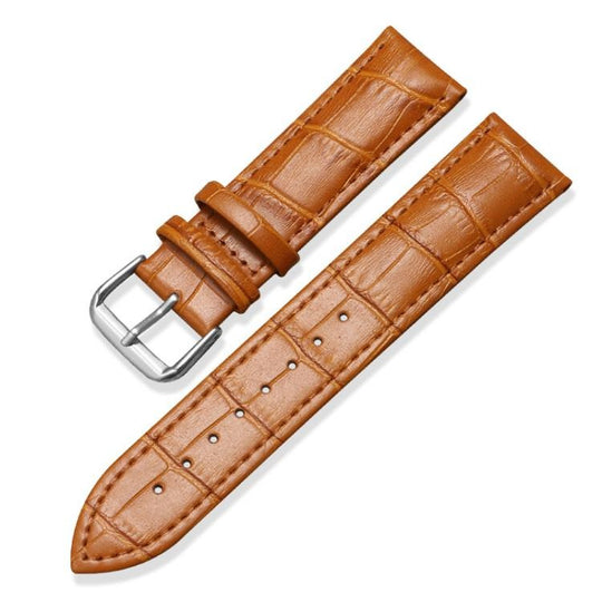 Walter | Crocodile Embossed Durable Leather Watch Band