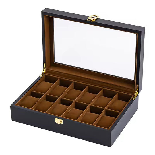 Steven | Handmade Luxury Wooden Display Case Organizer