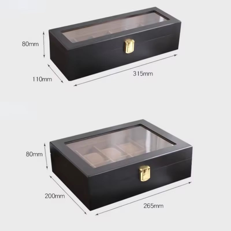 Steven | Handmade Luxury Wooden Display Case Organizer
