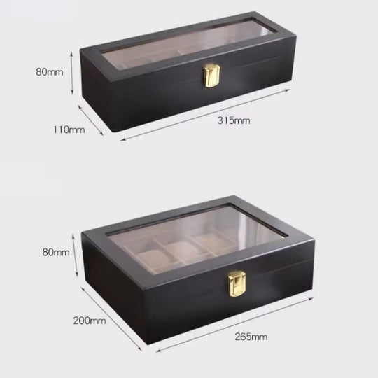 Steven | Handmade Luxury Wooden Display Case Organizer