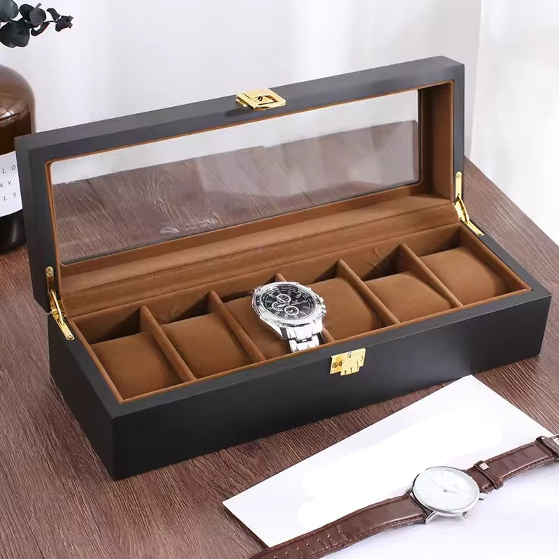 Steven | Handmade Luxury Wooden Display Case Organizer