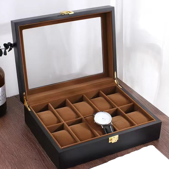 Steven | Handmade Luxury Wooden Display Case Organizer