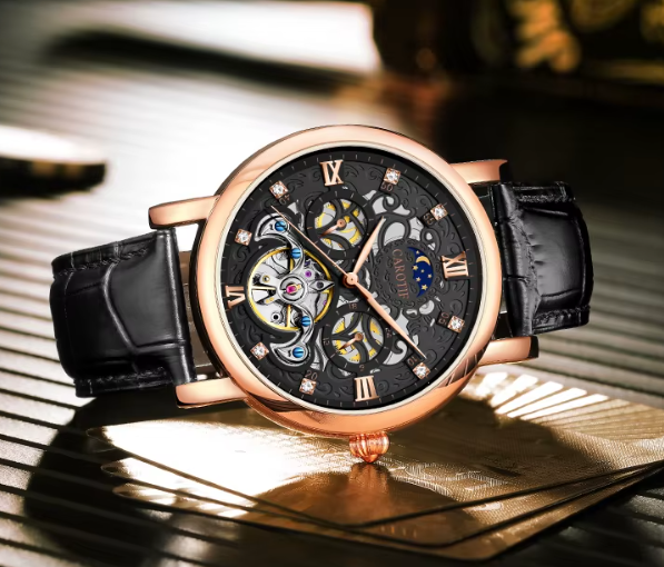 Robert | Business Leather Band Mechanical Automatic Watch