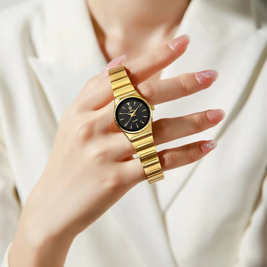 Malachi | Classy Silver Toned Couple Wristwatch