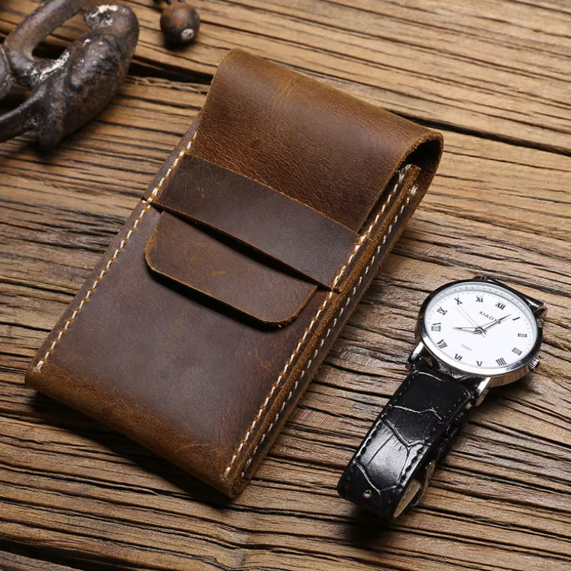 Jeremy | Heritage Leather Watch Case