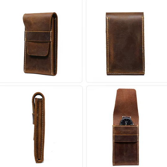 Jeremy | Heritage Leather Watch Case