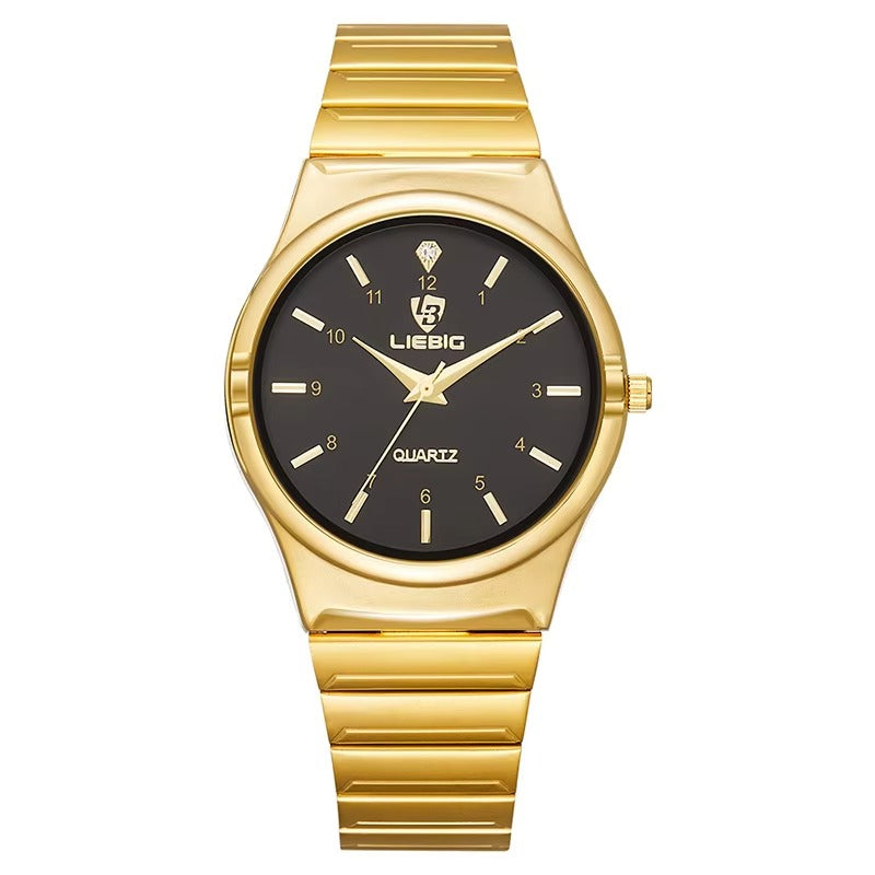 Malachi | Classy Silver Toned Couple Wristwatch