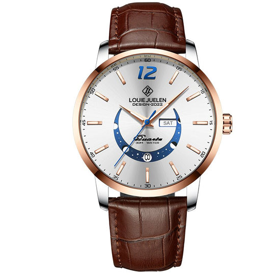 Waylon | Elegant Luminous Moonphase Watch